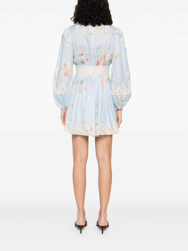 Lucky Linen Mini Dress shop online: ZIMMERMANN