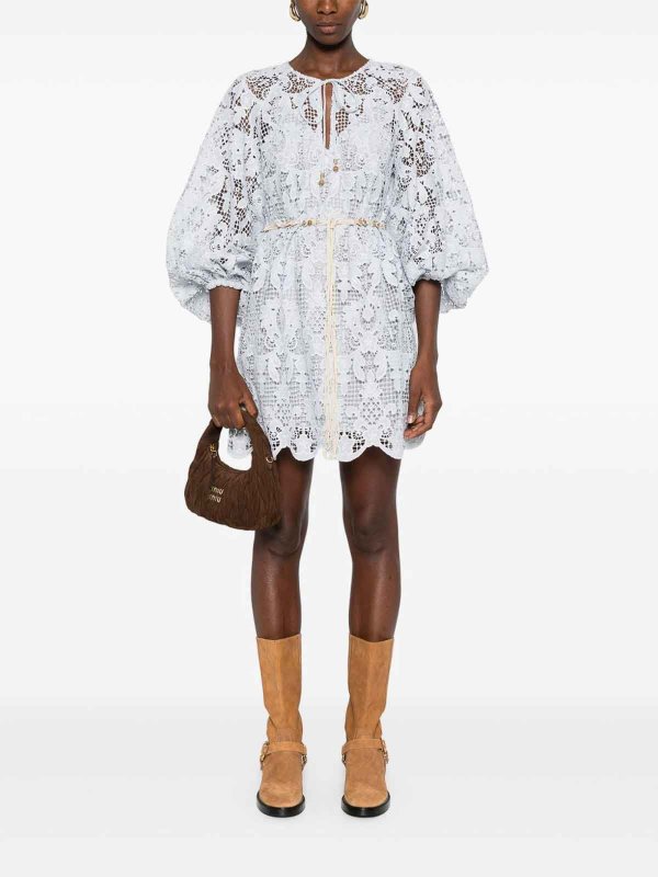The Best Shops ZIMMERMANN: short dresses - Coco Lace Mini Dress