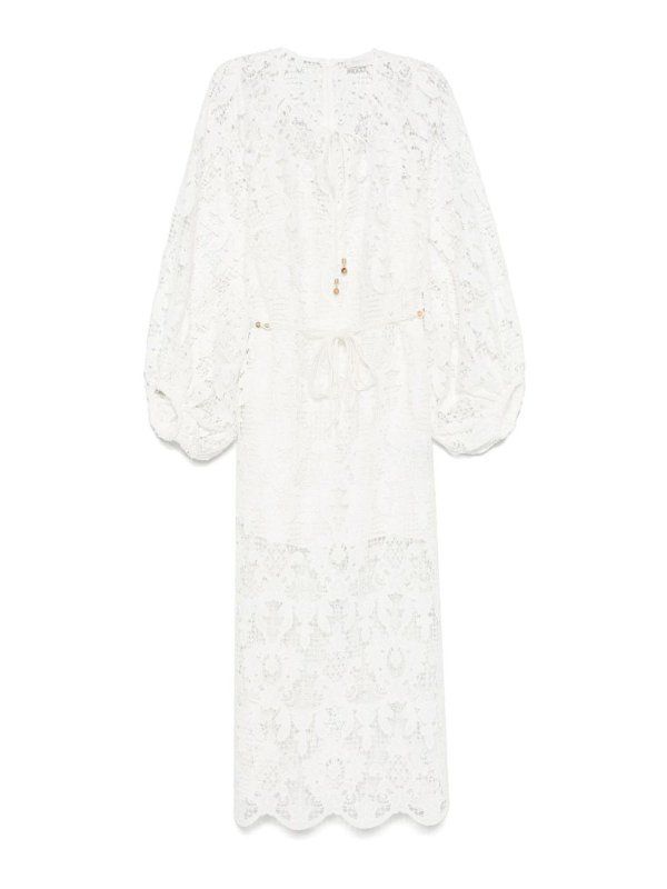 ZIMMERMANN: Maxi robe - Maxi Robe - Blanc