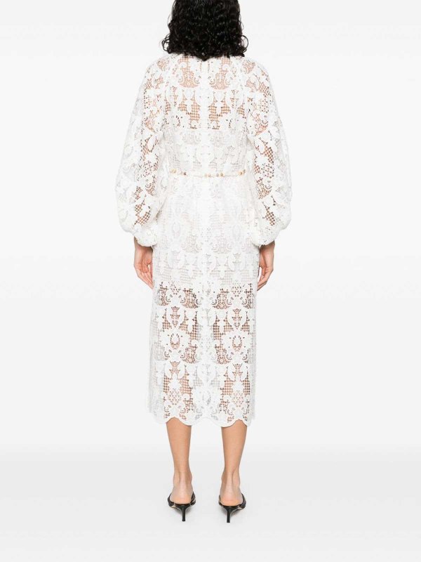 The Best Shops ZIMMERMANN: Maxi robe - Maxi Robe - Blanc