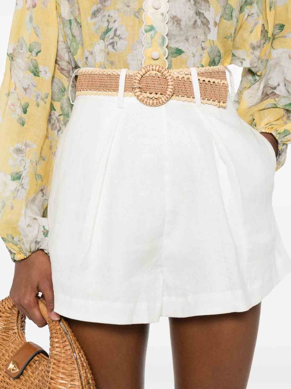 ZIMMERMANN: Shorts online - Short - Blanc
