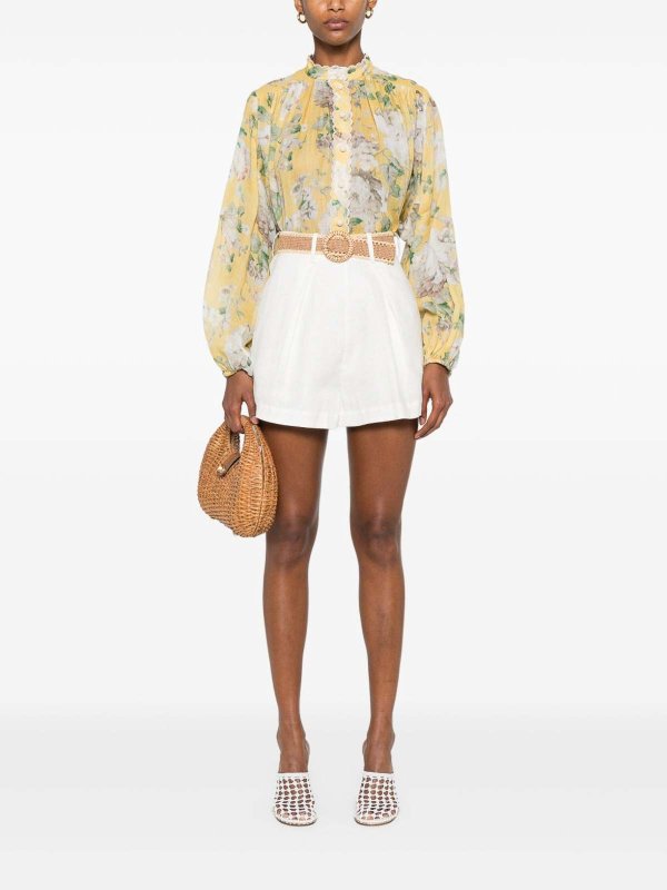 The Best Shops ZIMMERMANN: Shorts - Short - Blanc