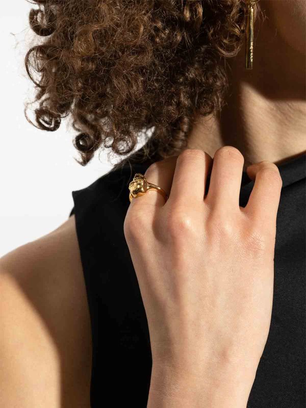 ALEXANDER MCQUEEN: Rings online - Skull Ring