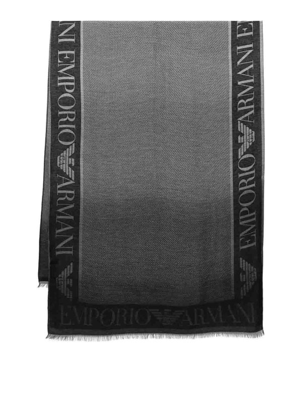 EMPORIO ARMANI: Schals - Schal - Schwarz