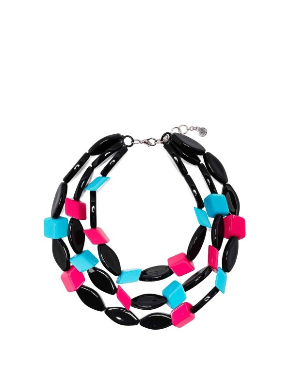 EMPORIO ARMANI: Halsketten und Halsbänder - Halskette - Schwarz