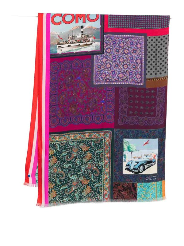 PIERRE-LOUIS MASCIA: Schals - Schal - Lila