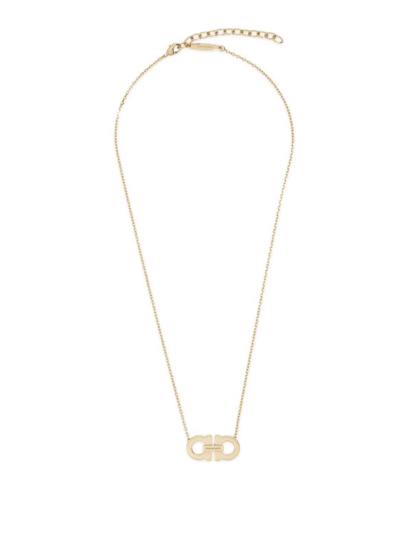 SALVATORE FERRAGAMO: Necklaces & Chokers - 2 Ganci Crystal Necklace