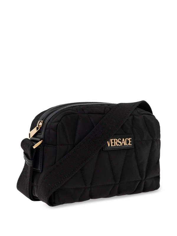 VERSACE: borse a tracolla online - MITH NYLON Crossbody Bag