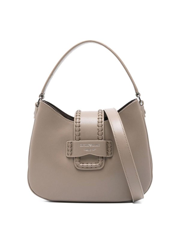 EMPORIO ARMANI: cross body bags - Small Leather Shoulder Bag