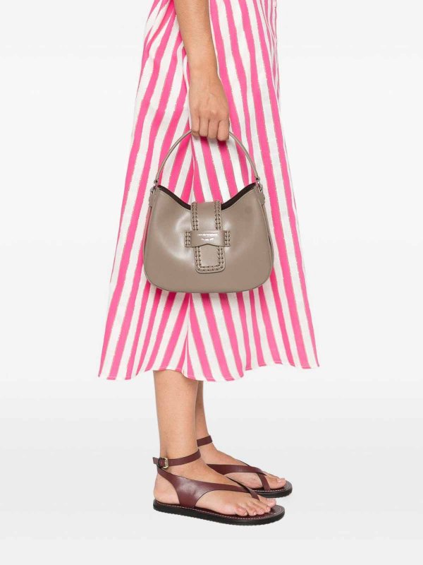 EMPORIO ARMANI: cross body bags online - Small Leather Shoulder Bag