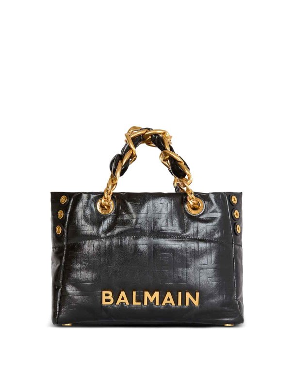 Balmain: totes bags - 1945 Small Tote