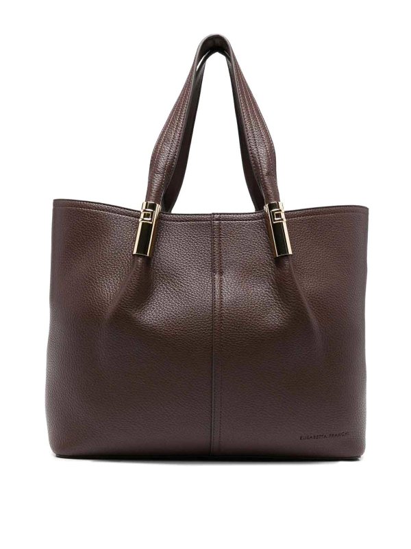ELISABETTA FRANCHI: Sacs bandoulière - Sac Bandoulière - Marron