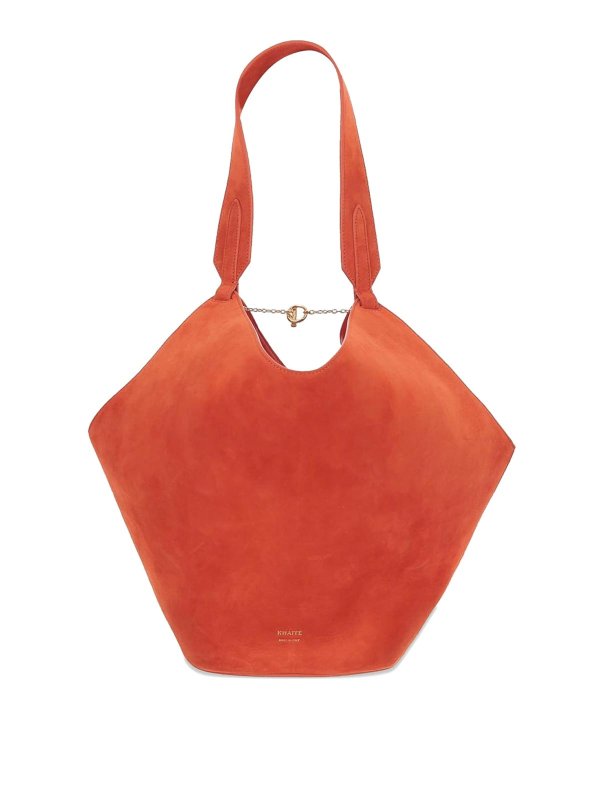 KHAITE: cross body bags - Lotus Smallleather Shoulder Bag