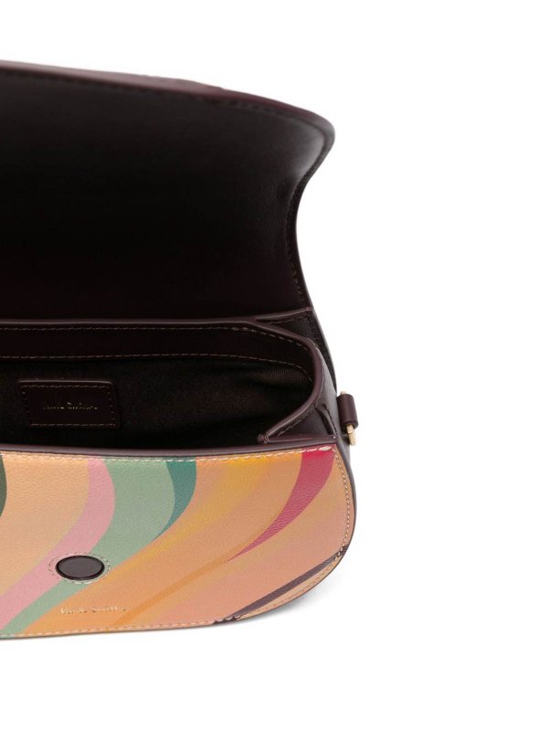 PAUL SMITH: cross body bags online - Swirl Leather Crossbody Bag