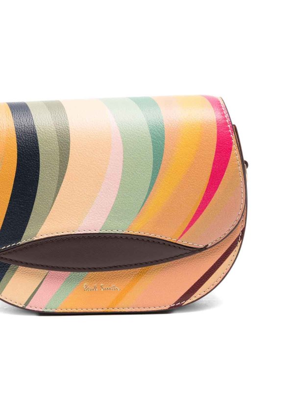 The Best Shops PAUL SMITH: cross body bags - Swirl Leather Crossbody Bag