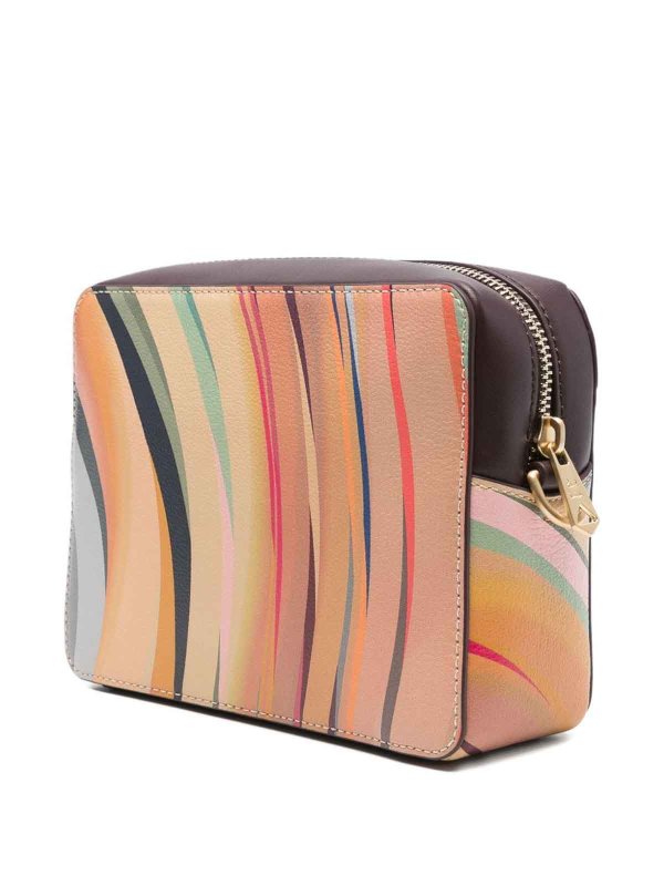 PAUL SMITH: cross body bags online - Swirl Leather Crossbody Bag