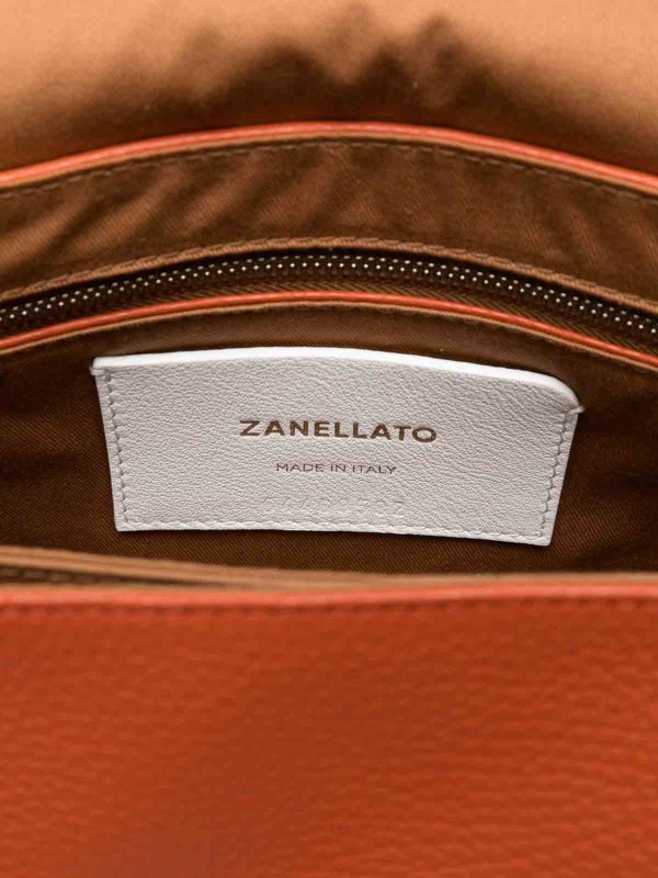 Postina Daily Small Leather Handbag shop online: ZANELLATO