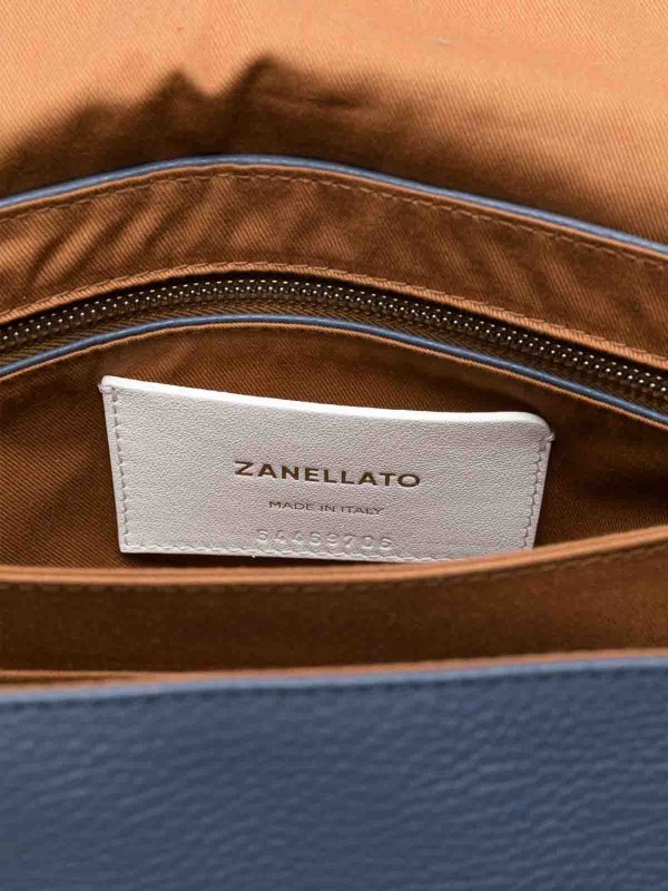 Postina Daily Small Leather Handbag shop online: ZANELLATO