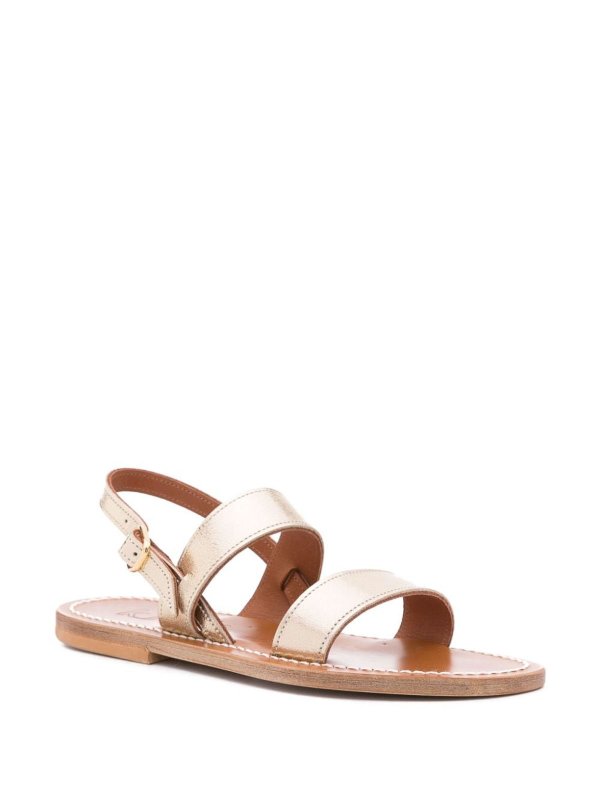 K JACQUES ST TROPEZ: sandals online - Barigoule Leather Sandals