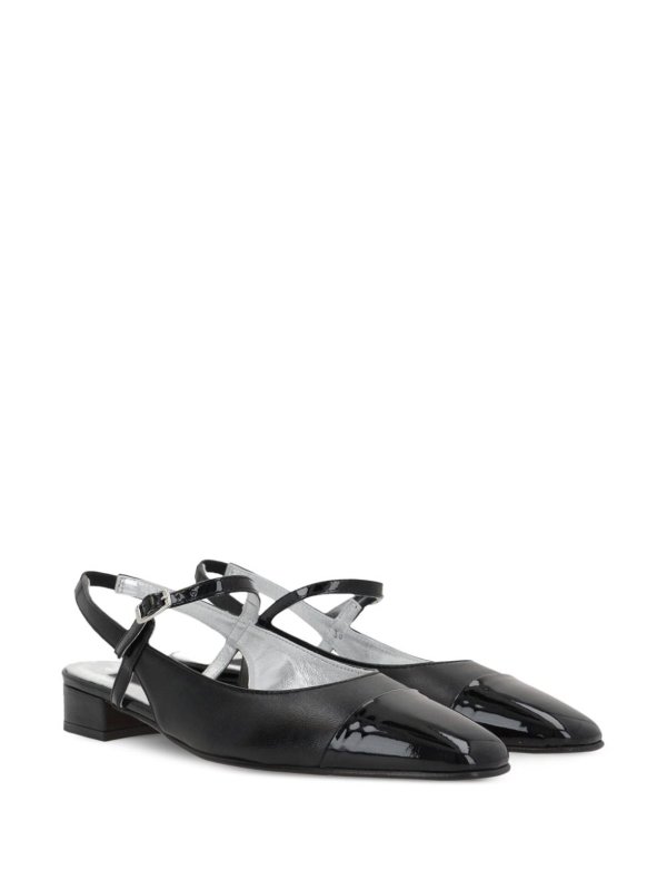 The Best Shops CAREL PARIS: flat shoes - Oceano Leather Slingback Ballets
