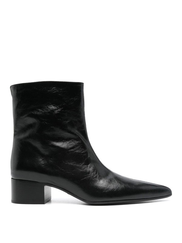 KHAITE: boots - Andee Leather Boots