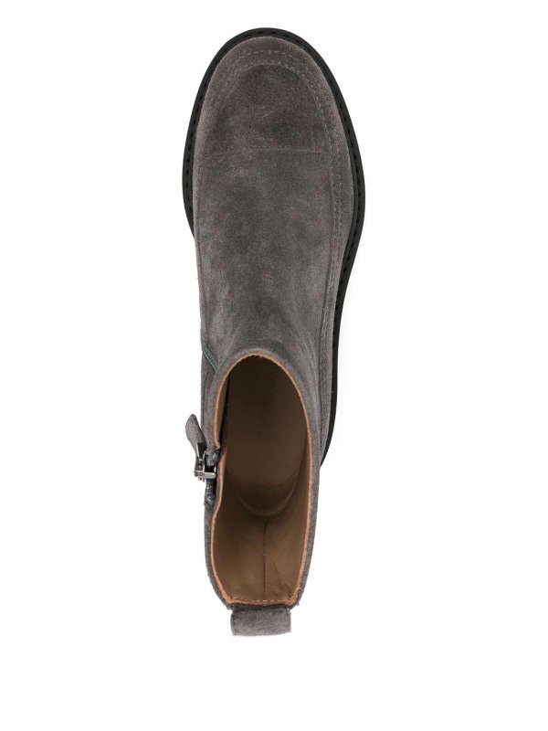 EMPORIO ARMANI: boots online - Suede Leather Boots