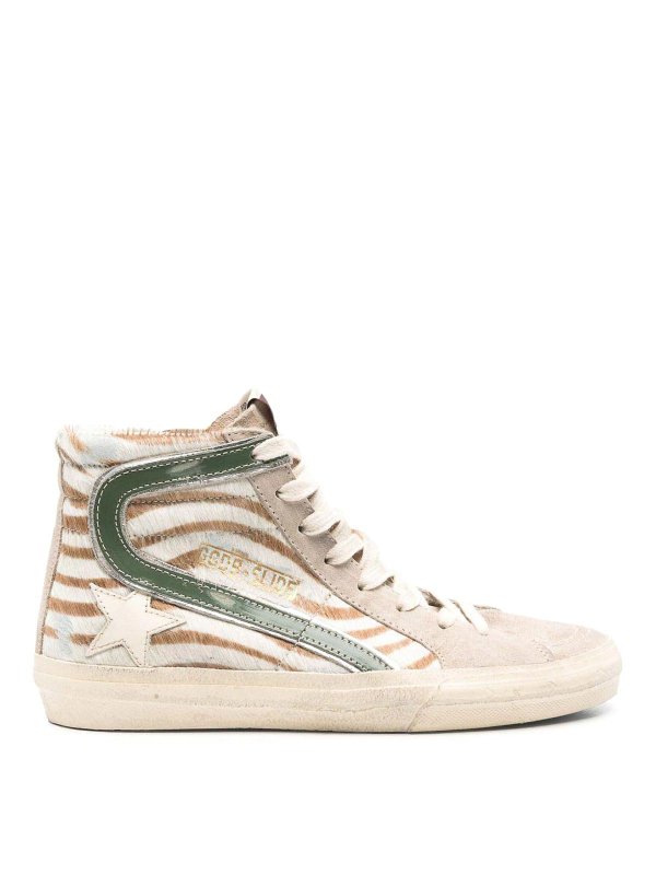 GOLDEN GOOSE: flip flops - Slide Classic Leather Sneakers