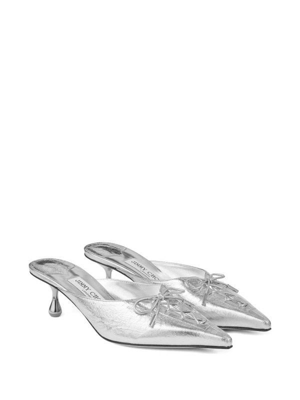 The Best Shops JIMMY CHOO: mules shoes - Scarlett 50 Leather Mules