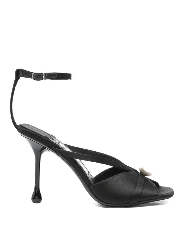 JIMMY CHOO: sandals - Siva 95 Satin Sandals