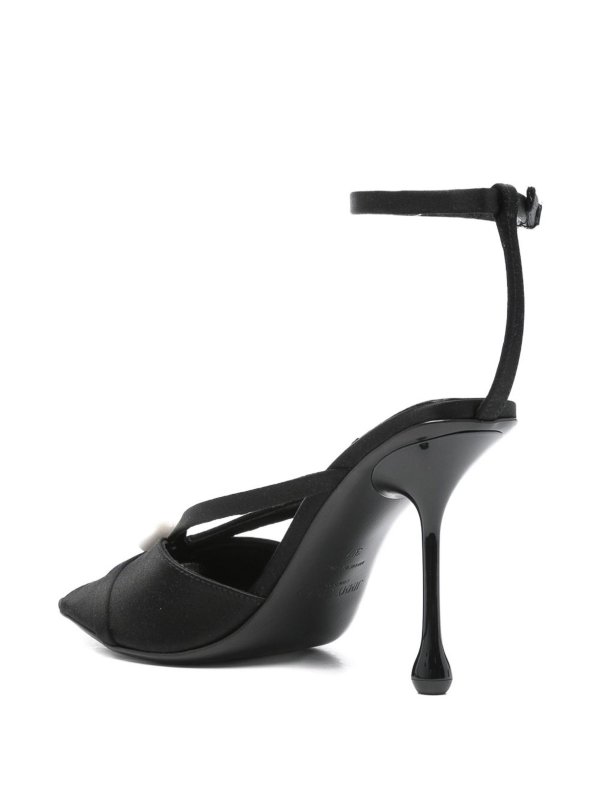 The Best Shops JIMMY CHOO: sandals - Siva 95 Satin Sandals