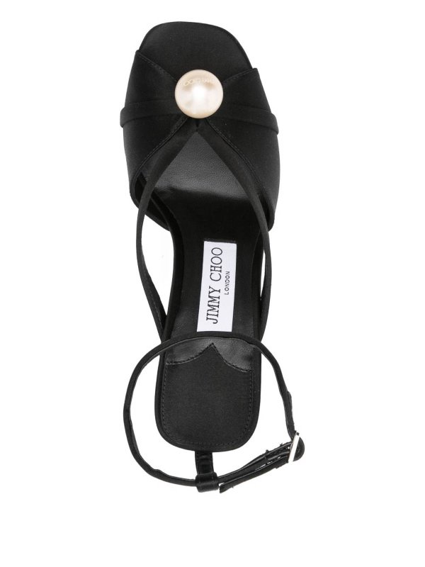 Siva 95 Satin Sandals shop online: JIMMY CHOO