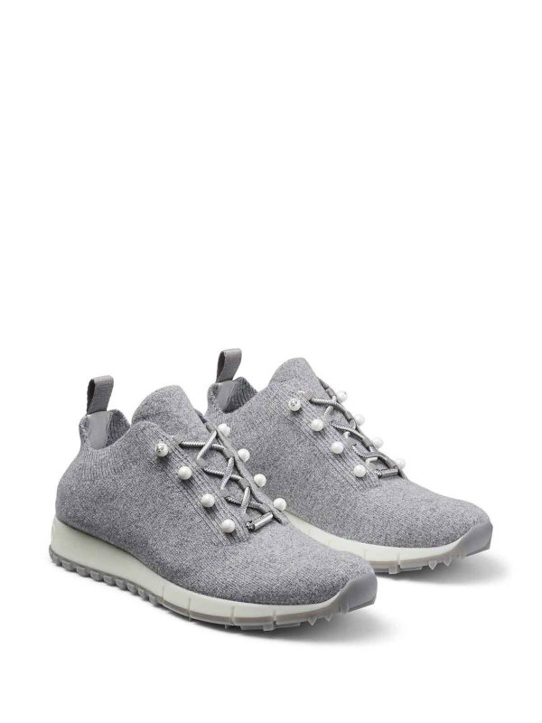 JIMMY CHOO: Chaussures de sport online - Baskets - Gris
