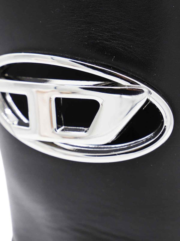 The Best Shops DIESEL: boots - Leather Biker Boots