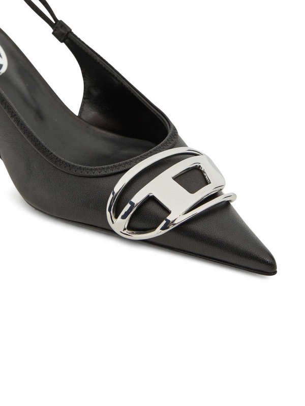 DIESEL: court shoes online - Venus Leather Slingback Pumps