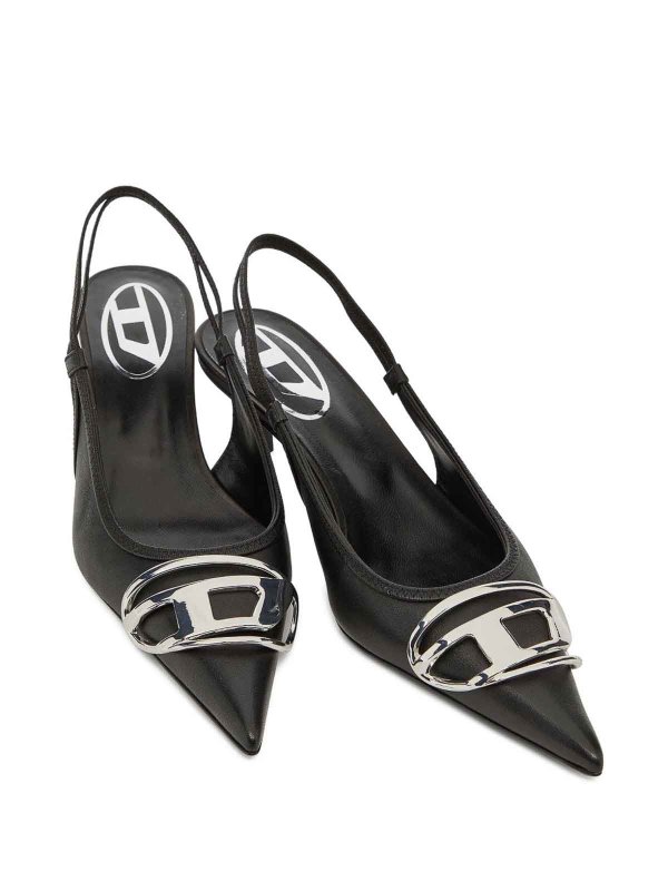 Venus Leather Slingback Pumps shop online: DIESEL