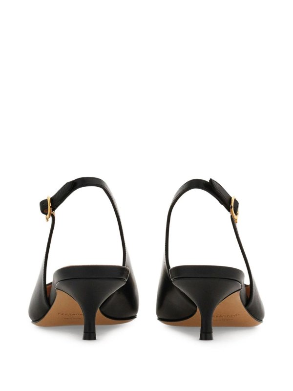 Pompe in pelle slingback shop online: SALVATORE FERRAGAMO