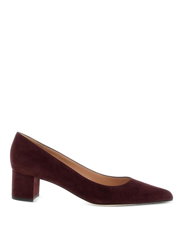 Gianvito Rossi: court shoes - Piper Suede Leather Pumps