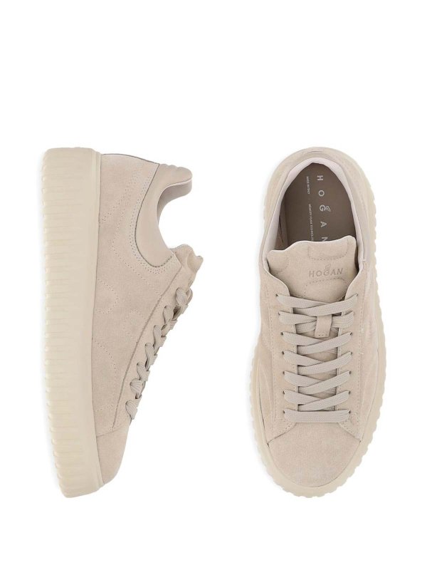 HOGAN: Chaussures de sport online - Baskets - Beige