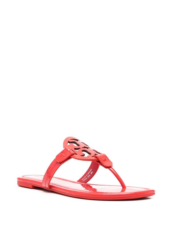 The Best Shops TORY BURCH: sandals - Miller Leather Thong Sandals