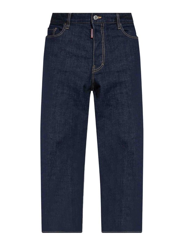 DSQUARED2: Jeans évasés - Jean Bootcut - Délavé