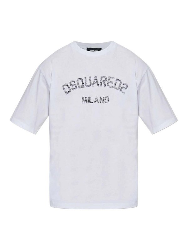 DSQUARED2: Camisetas - Camiseta - Púrpura