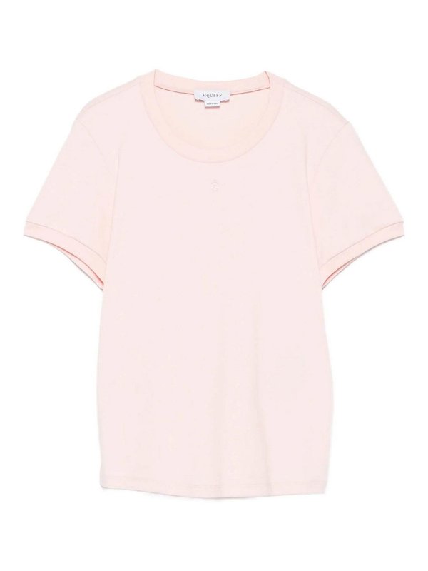ALEXANDER MCQUEEN: T-shirts - T-Shirt - Rosa