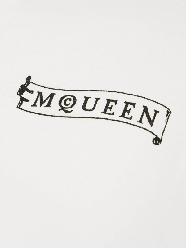 The Best Shops ALEXANDER MCQUEEN: T-shirts - T-Shirt - Blanc