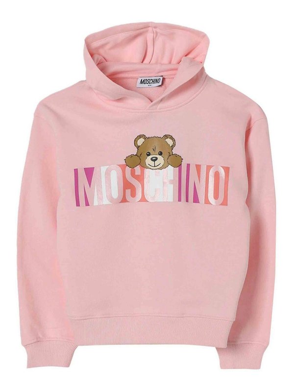 Moschino Kids: Sweatshirts & Pulls - Sweat-Shirts - Rose