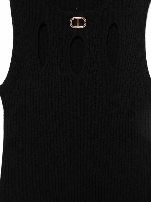 The Best Shops TWINSET: Tops y camisetas sin mangas - Top - Negro