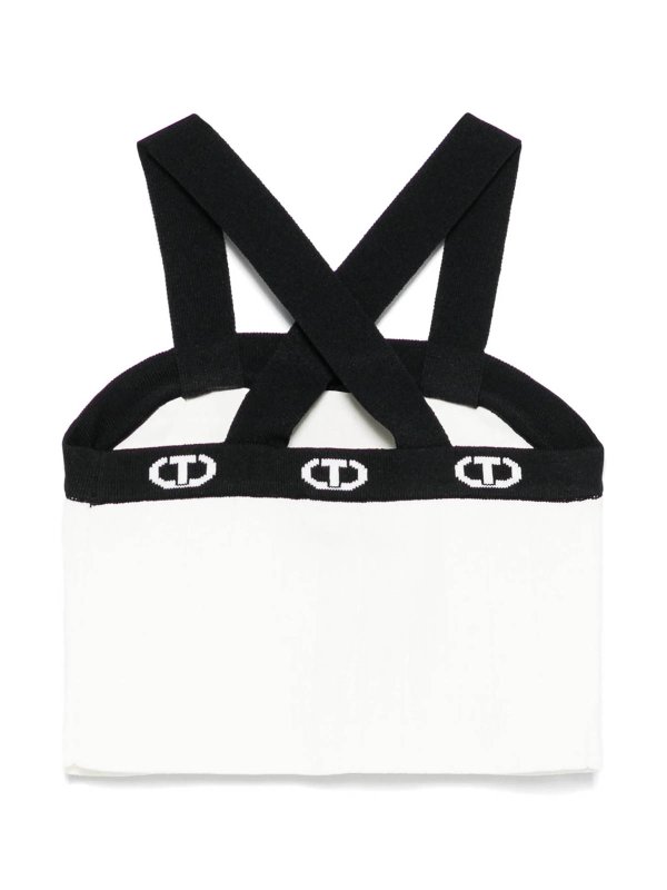 The Best Shops TWINSET: Tops y camisetas sin mangas - Top - Plata