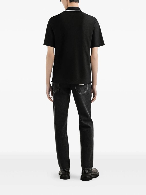 The Best Shops DOLCE & GABBANA: ポロシャツ - ポロシャツ - 黒