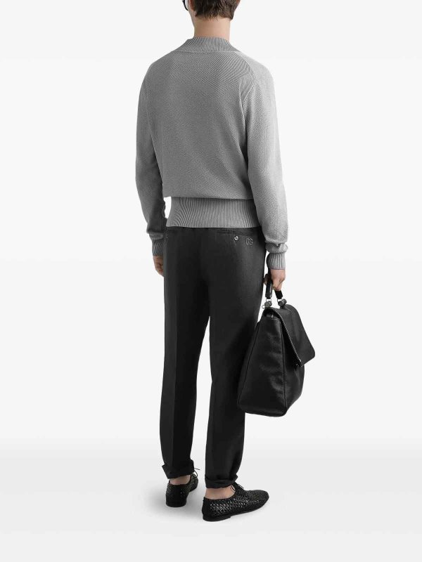 The Best Shops DOLCE & GABBANA: Pantalons de survêtement  - Pantalons De Sport - Gris