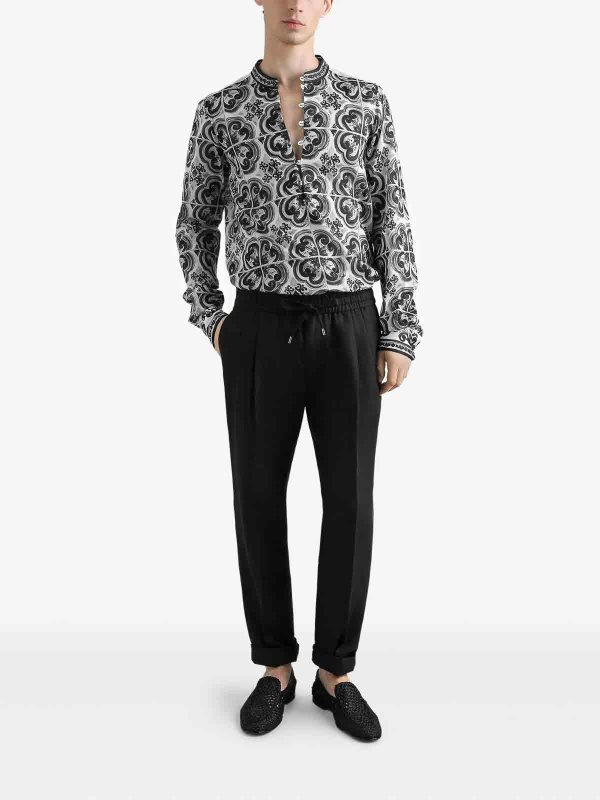 DOLCE & GABBANA: tracksuit bottoms online - Drawstring Jogging Trousers