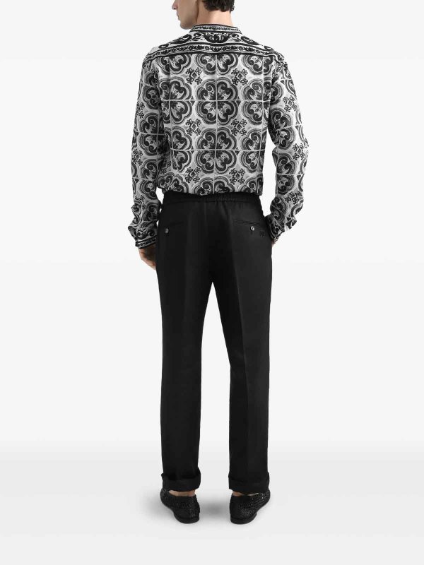 The Best Shops DOLCE & GABBANA: tracksuit bottoms - Drawstring Jogging Trousers